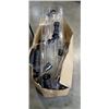 Image 1 : BOX OF ACRYLIC TUBES 2IN DIAMETER 5FT AND 2FT LONG WITH PLUGS AND ADAPTERS