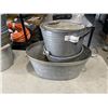 Image 4 : 9 METAL BUCKETS VARIOUS SIZES