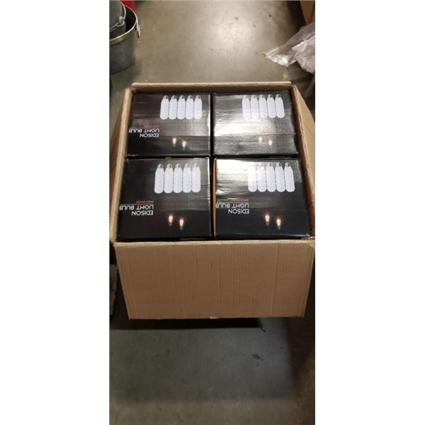 CASE OF 400 NEW PIRELLI 1W 2200K E26 STANDARD SOCKET LIGHT BULBS