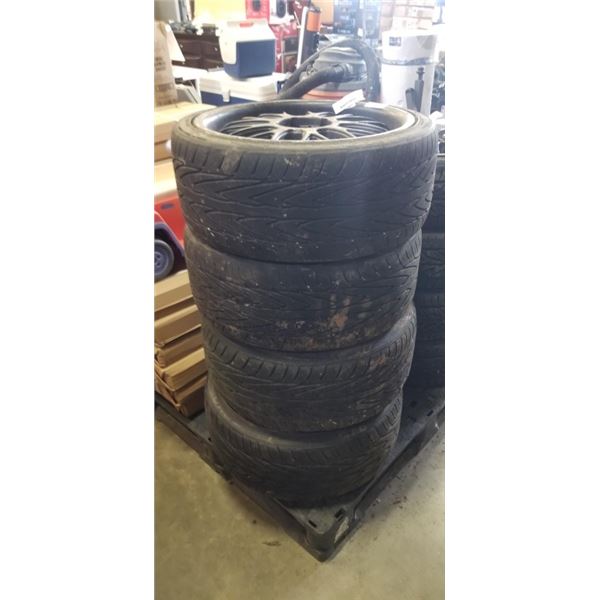4 TIRES ON RIMS 245 / 35Z R19
