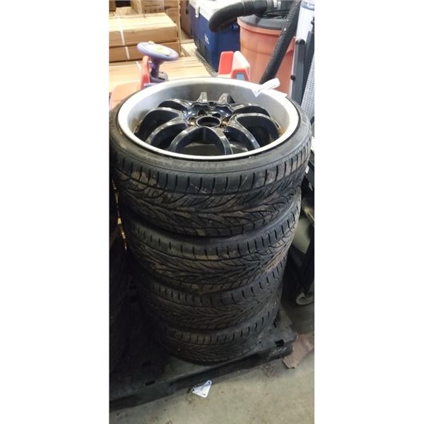 4 TIRES ON RIMS 215 / 35 R18