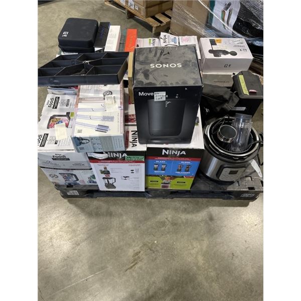 PALLET OF STORE RETURN ITEMS, MOSTLY ALL WORKING / FUNCTIONAL, MISSING MAJOR COMPONENTS OR ACCESSORI