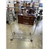 Image 1 : COLLAPSIBLE ROLLING CHROME CLOTHING RACK