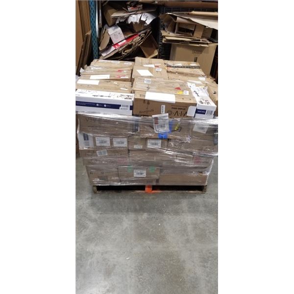 PALLET OF ASSORTED  VIVO MOUNTS AND TRAYS