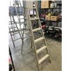 Image 2 : 6FT ALUMINUM A-FRAME LADDER