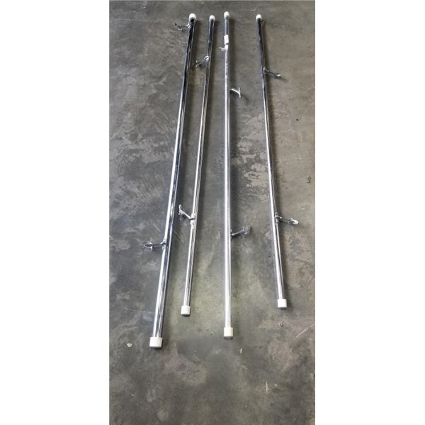 4 METAL HANDRAILS -  EACH APPROX 6FT