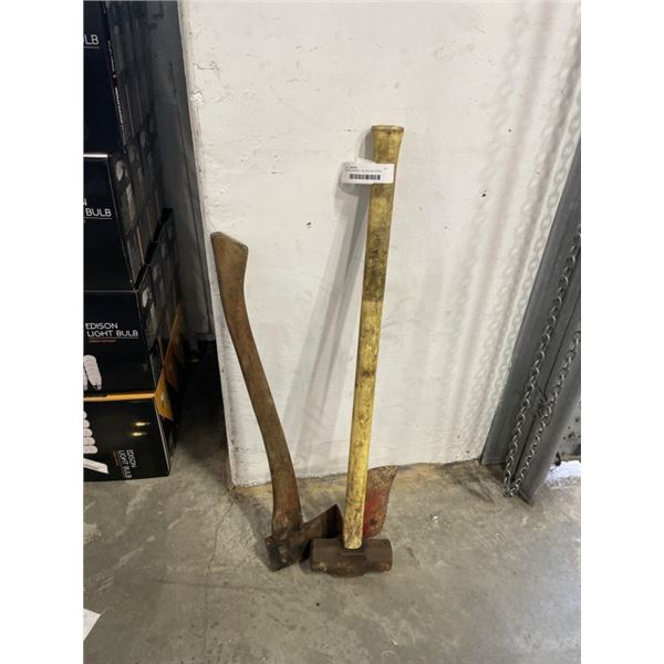 SLEDGE HAMMER, AXE AND SPLITTING MAUL HEAD