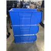 Image 2 : 3 LARGE QUANTUM STACKING STORAGE BINS QUS993 36 INCH LONG X 17 X 17 INCH