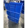 Image 4 : 3 LARGE QUANTUM STACKING STORAGE BINS QUS993 36 INCH LONG X 17 X 17 INCH