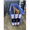 Image 3 : 2 LARGE QUANTUM STACKING STORAGE BINS QRB166 42 INCH LONG X 17 X 17 INCH