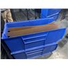 Image 4 : 2 LARGE QUANTUM STACKING STORAGE BINS QRB166 42 INCH LONG X 17 X 17 INCH