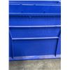 Image 3 : 2 LARGE QUANTUM STACKING STORAGE BINS QRB166 42 INCH LONG X 17 X 17 INCH