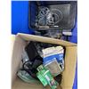 Image 3 : QUANTUM STORAGE BIN OF ASSORTED CHAINS AND WIRE ROPE, HARDWARE AND SHOP SUPPLY