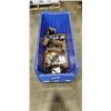 Image 1 : QUANTUM STACKING STORAGE BIN WITH ASSORTED BATTERIES AND REMOTE CONTROLS FOR SONY, KLIPSCH, JBL ETC 
