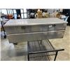 Image 1 : CHECKER PLATE 61 INCH X 24 INCH TRUCK BOX, LOCKING WITH 2 KEYS