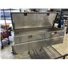Image 2 : CHECKER PLATE 61 INCH X 24 INCH TRUCK BOX, LOCKING WITH 2 KEYS