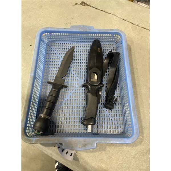 TWO DIVING KNIVES