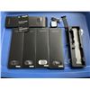 Image 1 : LOT OF NEW FULLMOSA BLACK STAINLESS STEEL LINK BANDS CASE COVERS FOR APPLE WATCHES