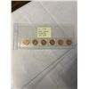 Image 1 : 6 - 1963 MINT SEALED CANADIAN ONE CENT COINS