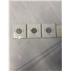 Image 2 : 3 - 1943 USA WAR-TIME ZINC CENTS ALL 3 MINTS PLAIN, D AND S - DENVER, PHILADELPHIA, SAN FRAN.