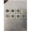 Image 2 : 7 CANADIAN 50 CENT COINS 1968 - 1974 MINT CONDITION