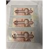 Image 2 : 3 - 1986 CANADIAN MINT $2 BILLS, LAST YEAR OF $2 BILL