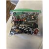 Image 2 : 2 BAGS OF MISC JEWELRY AND PARTS