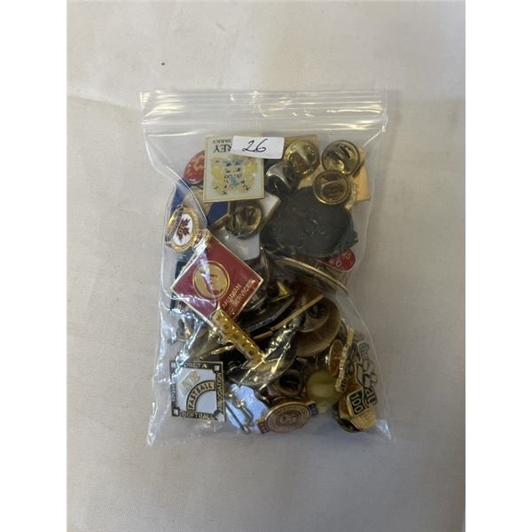 COLLECTION OF VITNAGE METAL PINS