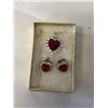 Image 1 : SILVER PENDANT W/ MATCHING PAIR OF EARRINGS SET