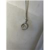 Image 3 : STERLING SILVER CHAIN (925) W/ PENDANT MARKED 925 CN FZN