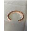 Image 2 : SOLID COPPER W/ MAGNET HEALTH OPEN CUFF BANGLE