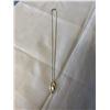 Image 1 : HAND CRAFTED AND SIGNED STERLING SILVER W/ CZ STONES PENDANT W/ CHAIN NECKLACE MARKED 925