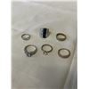 Image 1 : 6 MISC VINTAGE RINGS