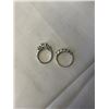 Image 2 : 2 STERLING SILVER W/ CZ STONES RINGS