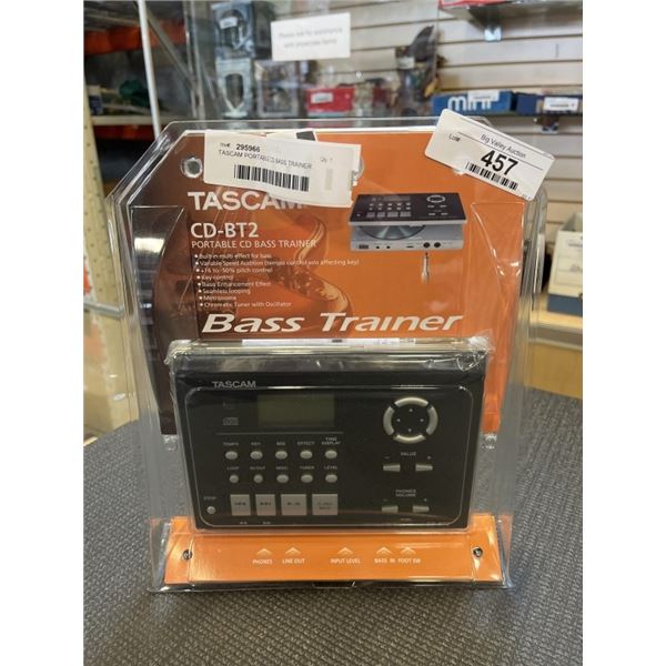 TASCAM PORTABLE CD BASS TRAINER. CD-BT2