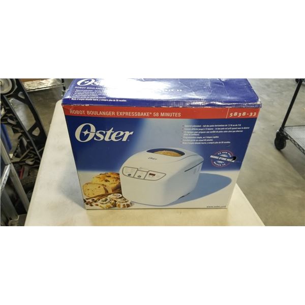 OSTER MINUTE EXPRESSBAKE BREADMAKER