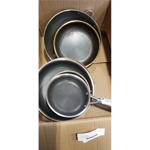LOT OF COOKWARE POTS, PANS ETC HENCKELS PARADIGM