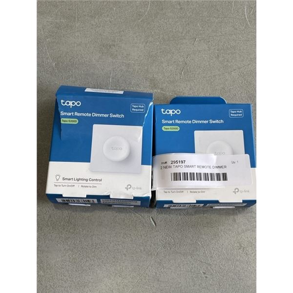 2 NEW TAPO SMART REMOTE DIMMER SWITCHES