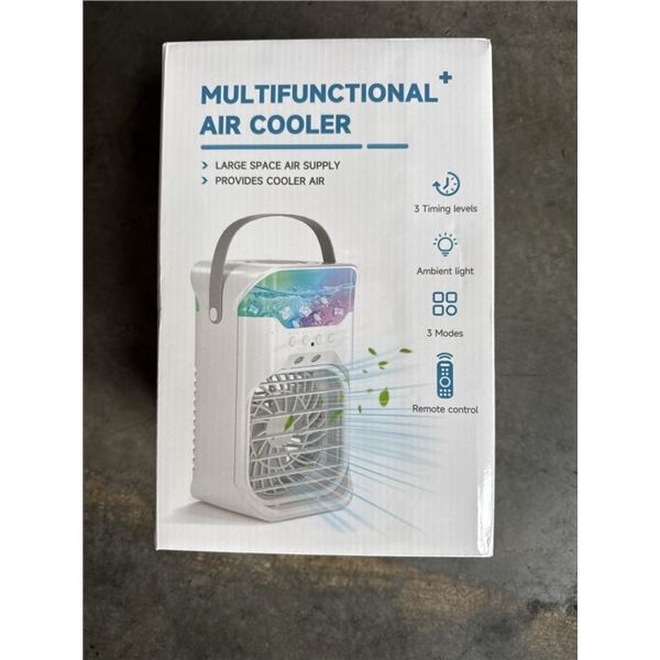 NEW MULTIFUNCTION AIR COOLER PORTABLE WITH REMOTE CONTRO, 3 MODES, AMBIENT LIGHT