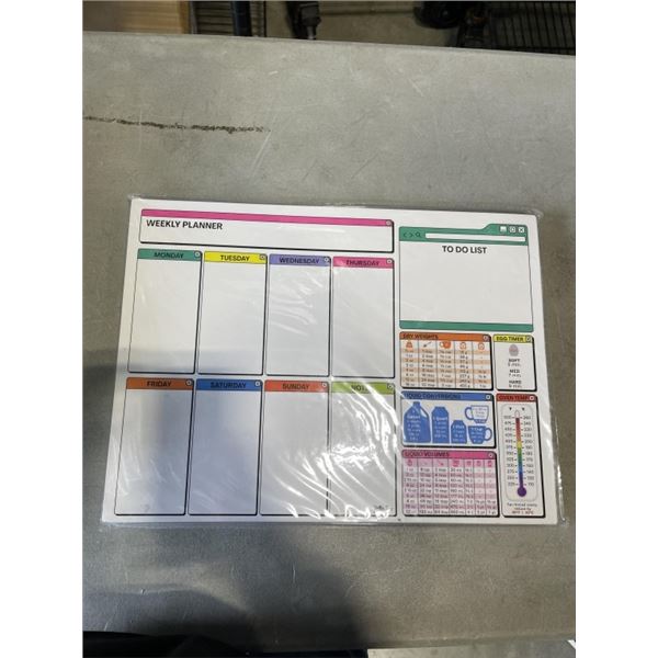 LOT OF 5 NEW SOFT FRIDGE CALENDERS