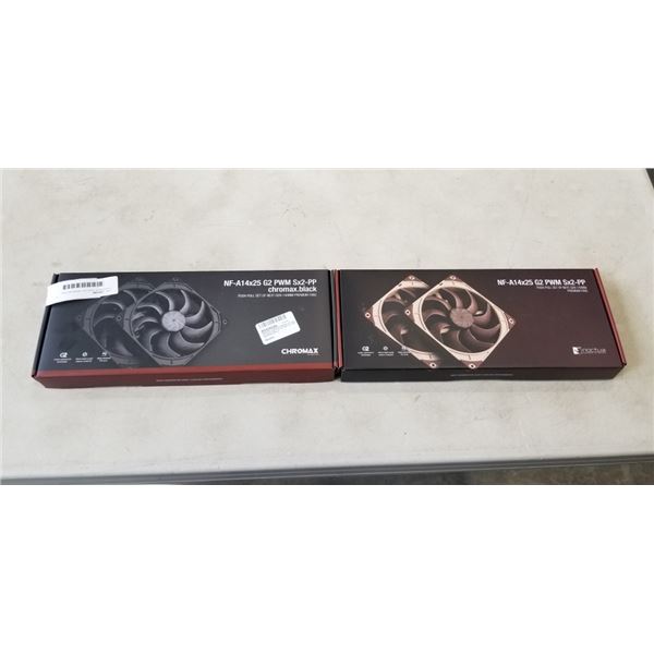 2 NEW SETS  NOCTUA  PREMIUM FANS 140MM NF-A1-4X25