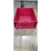 Image 3 : 5 PLASTIC TOTES W/ BUILT IN LIDS
