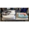 Image 1 : ASSORTED QUEEN SIZE BEDDING AND BLANKET