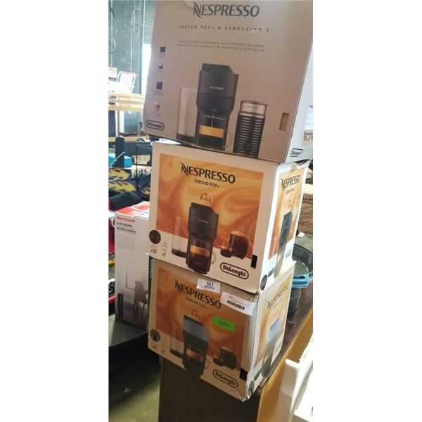 3 DELONGHI ESPRESSO MACHINES STORE RETURNS