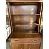 Image 2 : VINTAGE GLASS DOOR DISPLAY CABINET WITH 2 DOORS