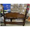 Image 3 : MAHOGANY DOUBLE SIZE POLSTER BEDFRAME