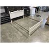 Image 2 : WHITE FRENCH PROVINCIAL DOUBLE SIZE BEDFRAME