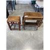 Image 1 : 2 VINTAGE SIDE TABLES