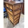 Image 3 : 6 DRAWER WICKER BASKET SHELF