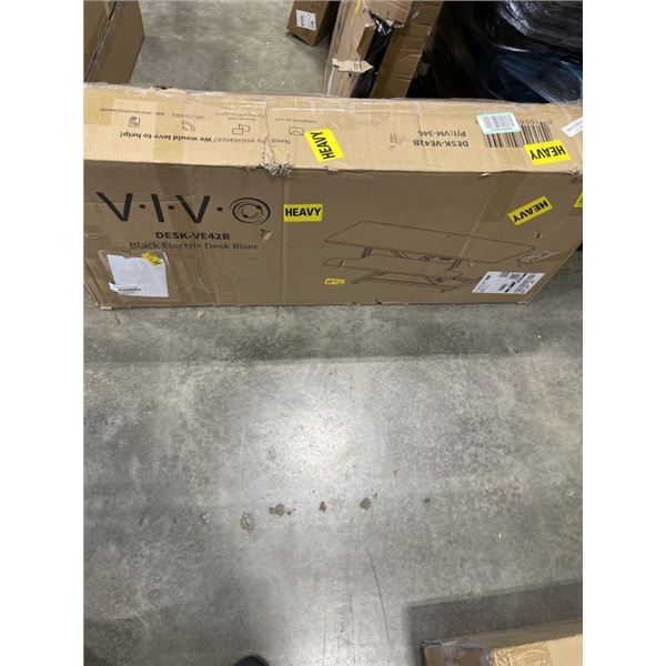 VIVO BLACK ELECTRIC DESK RISER